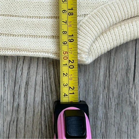 London Fog men’s cream knit sweater vest size large - Picture 5 of 7